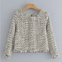 Blazer con perlas en los puños