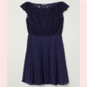 Vestido azul marino / Talla M